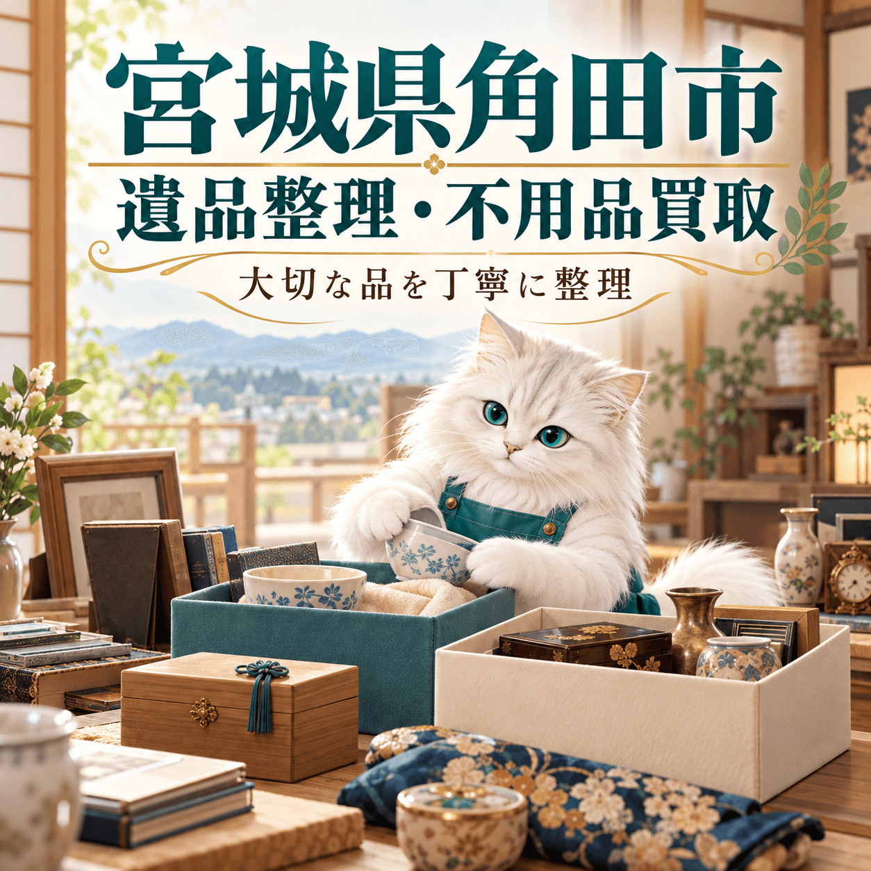【宮城県角田市】遺品整理と不用品買取の事例｜他社見積もりと比較して驚かれた理由